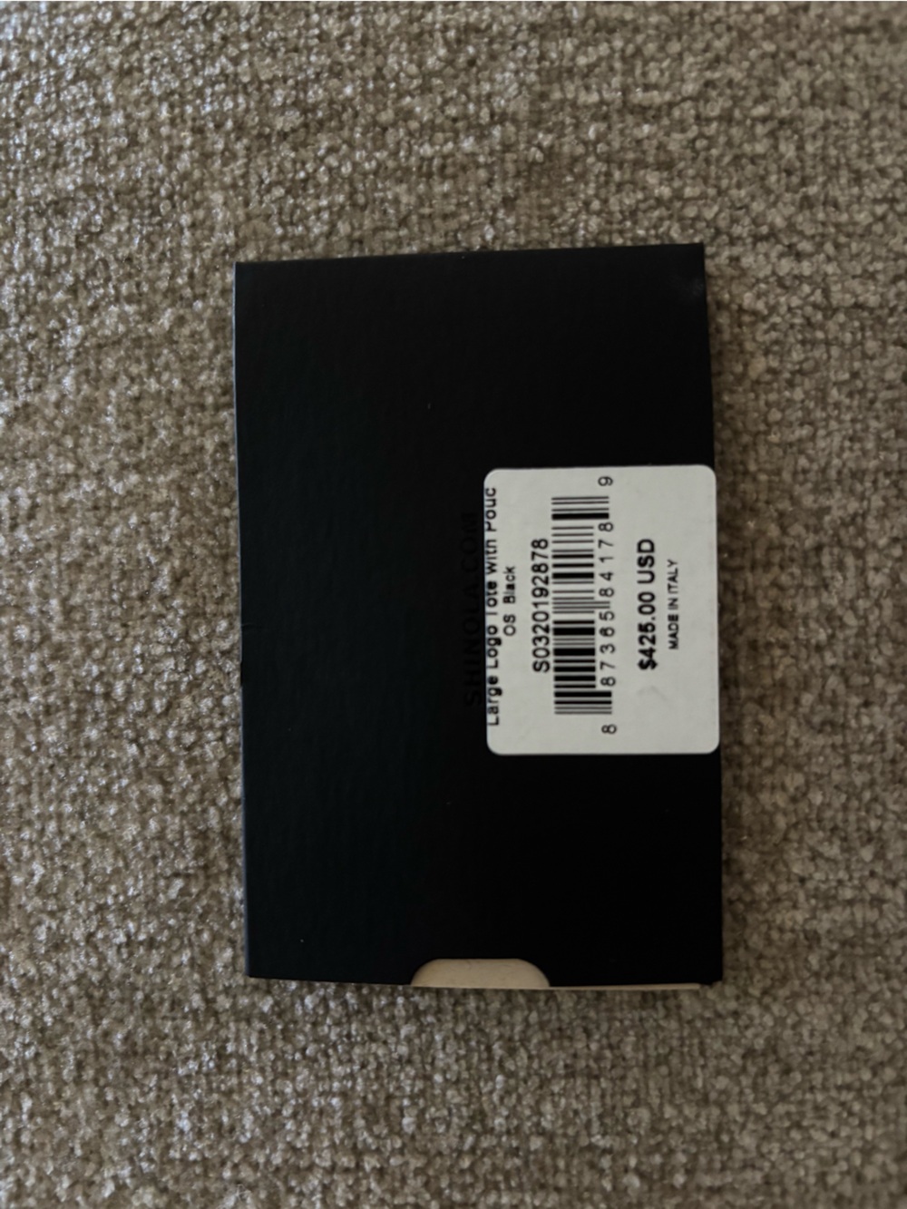 Rare Shinola Lightweight All Black Tote